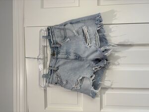 Pistola Distressed Jean Shorts, 26